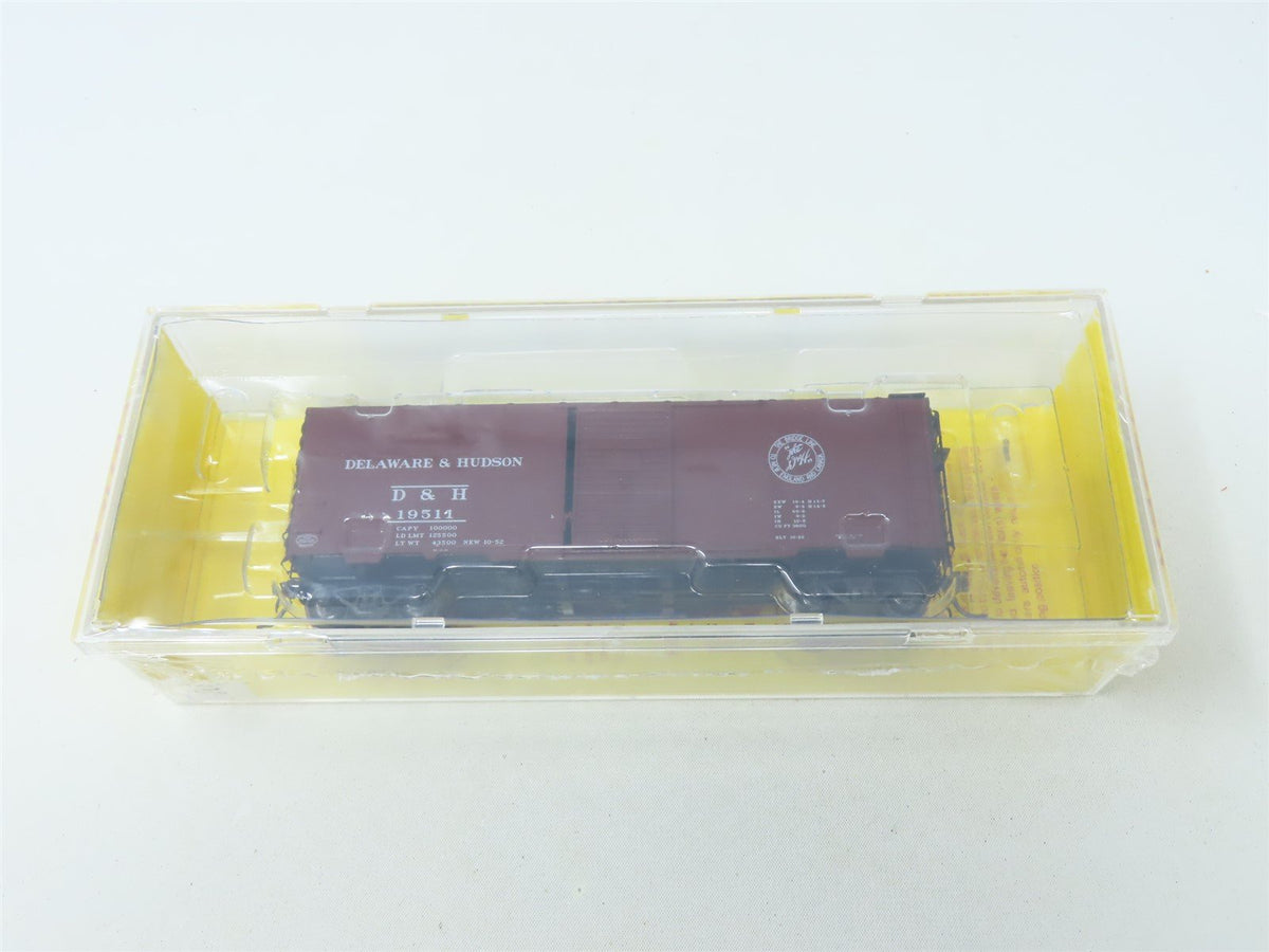 HO Kadee #4056 D&amp;H Delaware &amp; Hudson 40&#39; Single Door Box Car #19511 - Sealed