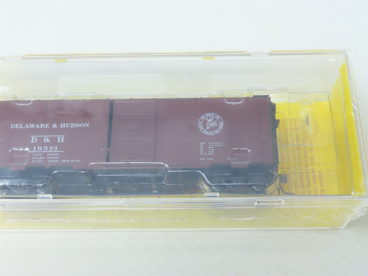 HO Kadee #4056 D&amp;H Delaware &amp; Hudson 40&#39; Single Door Box Car #19511 - Sealed