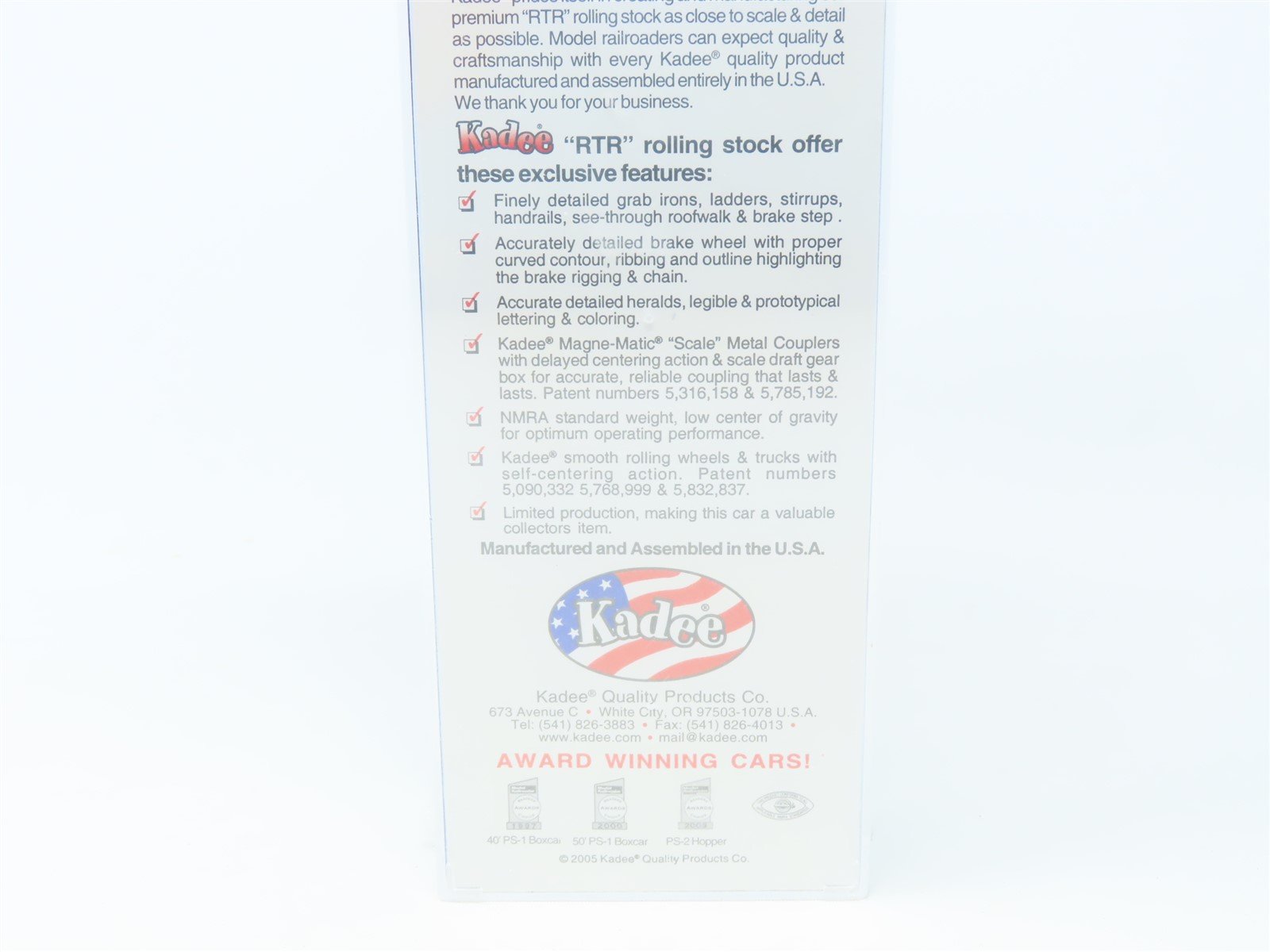 HO Kadee Cars #4510 CNW Route Of The 400 Streamliners 40' Box Car #6592 - Sealed