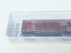HO Kadee Cars #4066 GBW Green Bay Route 40' Single Door Box Car #708 - Sealed