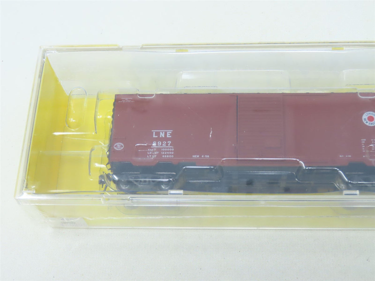 HO Kadee #4502 LNE Lehigh New England 40&#39; Single Door Box Car #8927 - Sealed