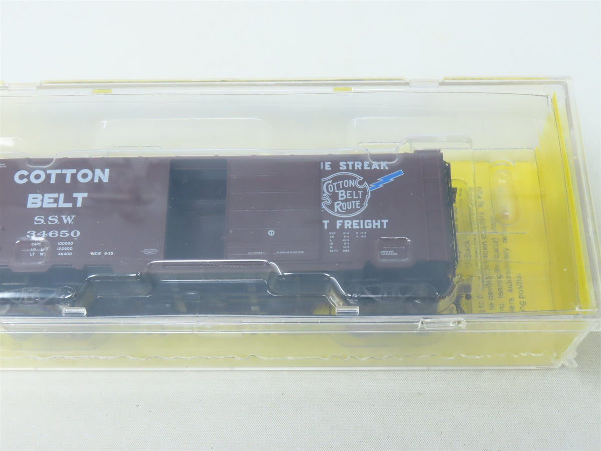 HO Scale Kadee #5210 SSW Blue Streak Cotton Belt 40&#39; Box Car #34650 - Sealed