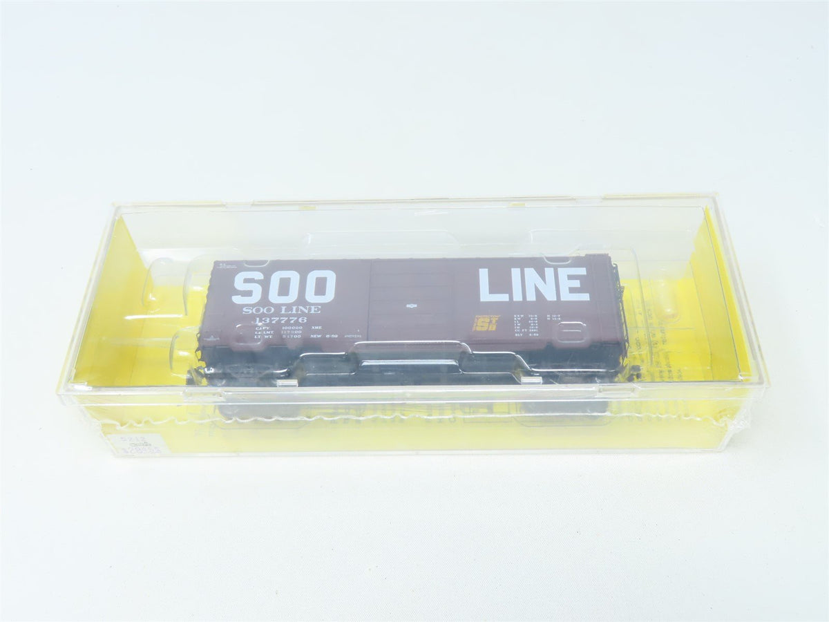 HO Scale Kadee #5212 SOO Line 40&#39; PS-1 Single Door Box Car #137776 - Sealed