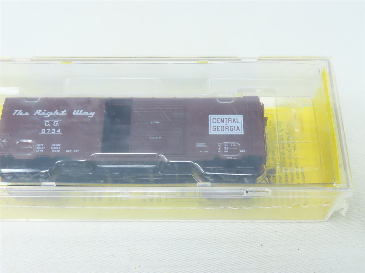 HO Scale Kadee #5216 CG Central of Georgia 40&#39; PS-1 Box Car #8734 - Sealed