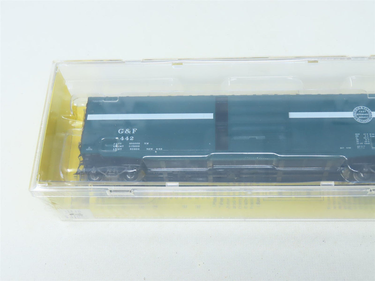 HO Kadee Cars #6115 G&amp;F Georgia &amp; Florida 50&#39; Single Door Box Car #442 - Sealed