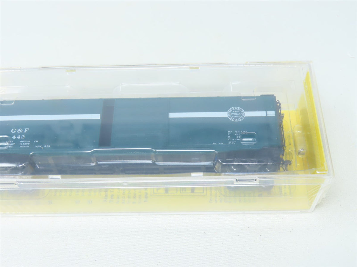 HO Kadee Cars #6115 G&amp;F Georgia &amp; Florida 50&#39; Single Door Box Car #442 - Sealed