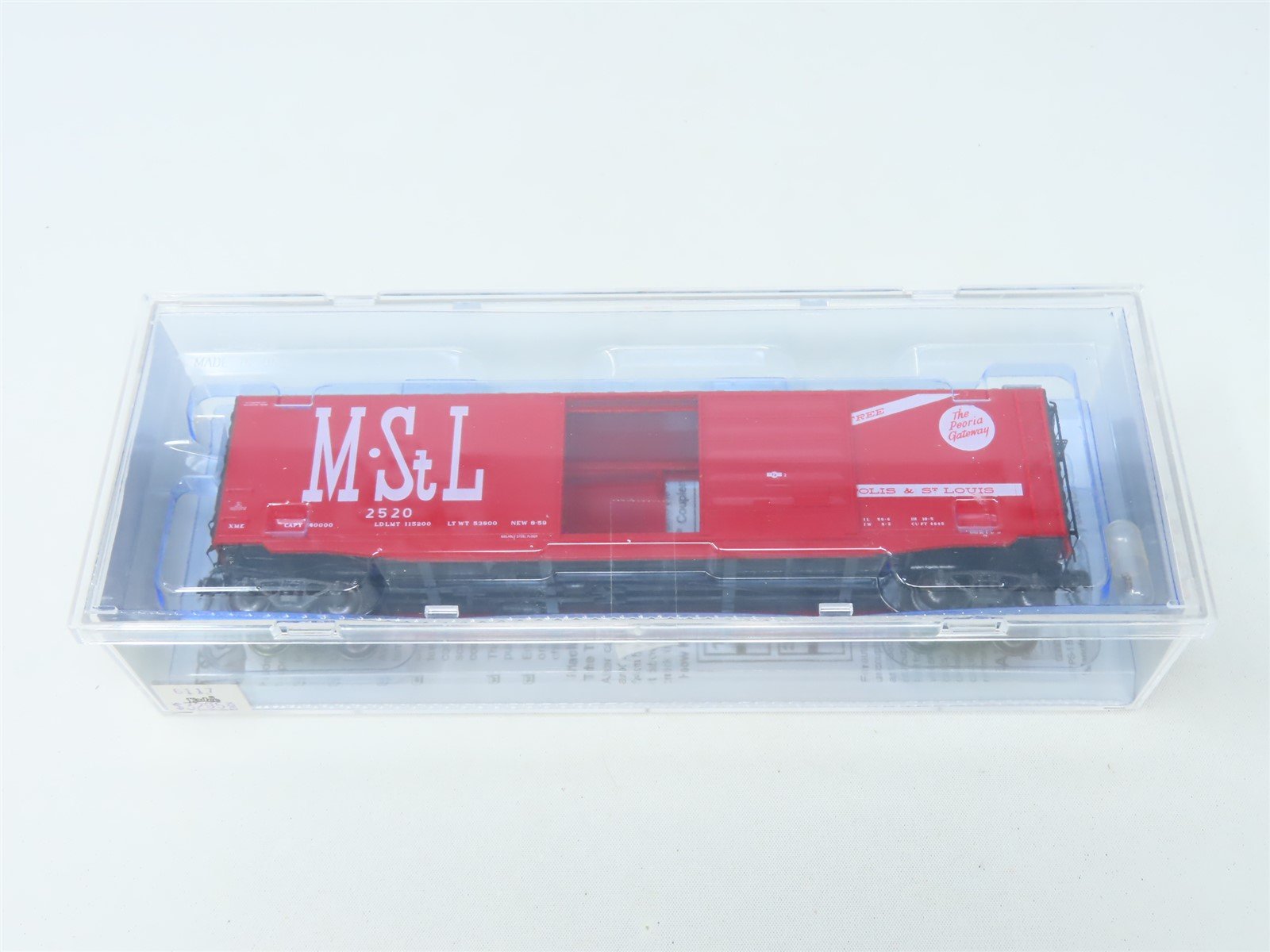 HO Scale Kadee Cars #6117 M&StL The Peoria Gateway 50' Box Car #2520 - Sealed