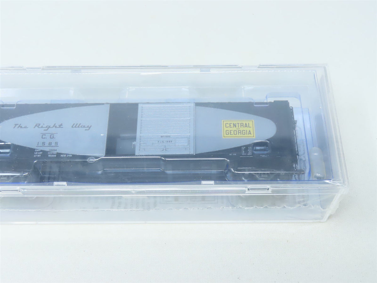 HO Kadee Cars #6206 CG Central of Georgia 50&#39; Single Door Box Car #1585 - Sealed