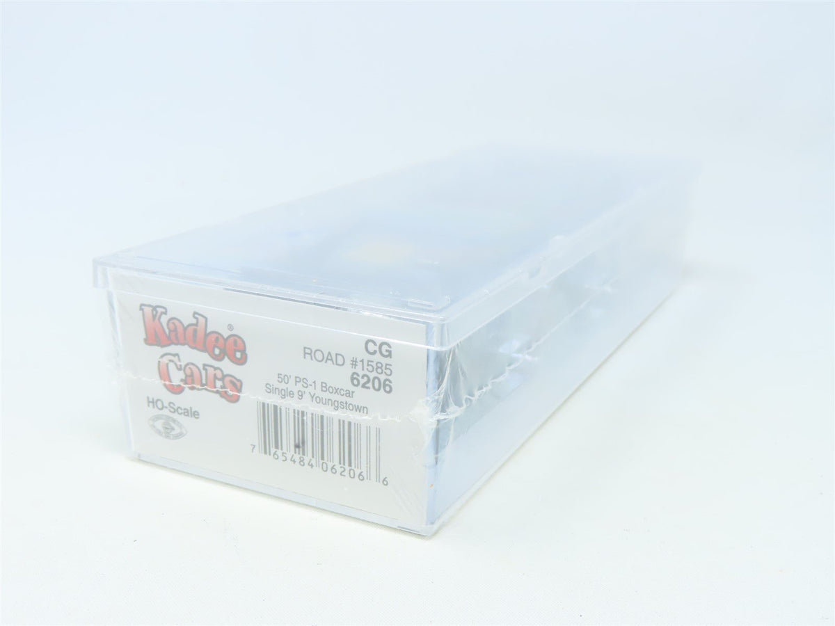 HO Kadee Cars #6206 CG Central of Georgia 50&#39; Single Door Box Car #1585 - Sealed