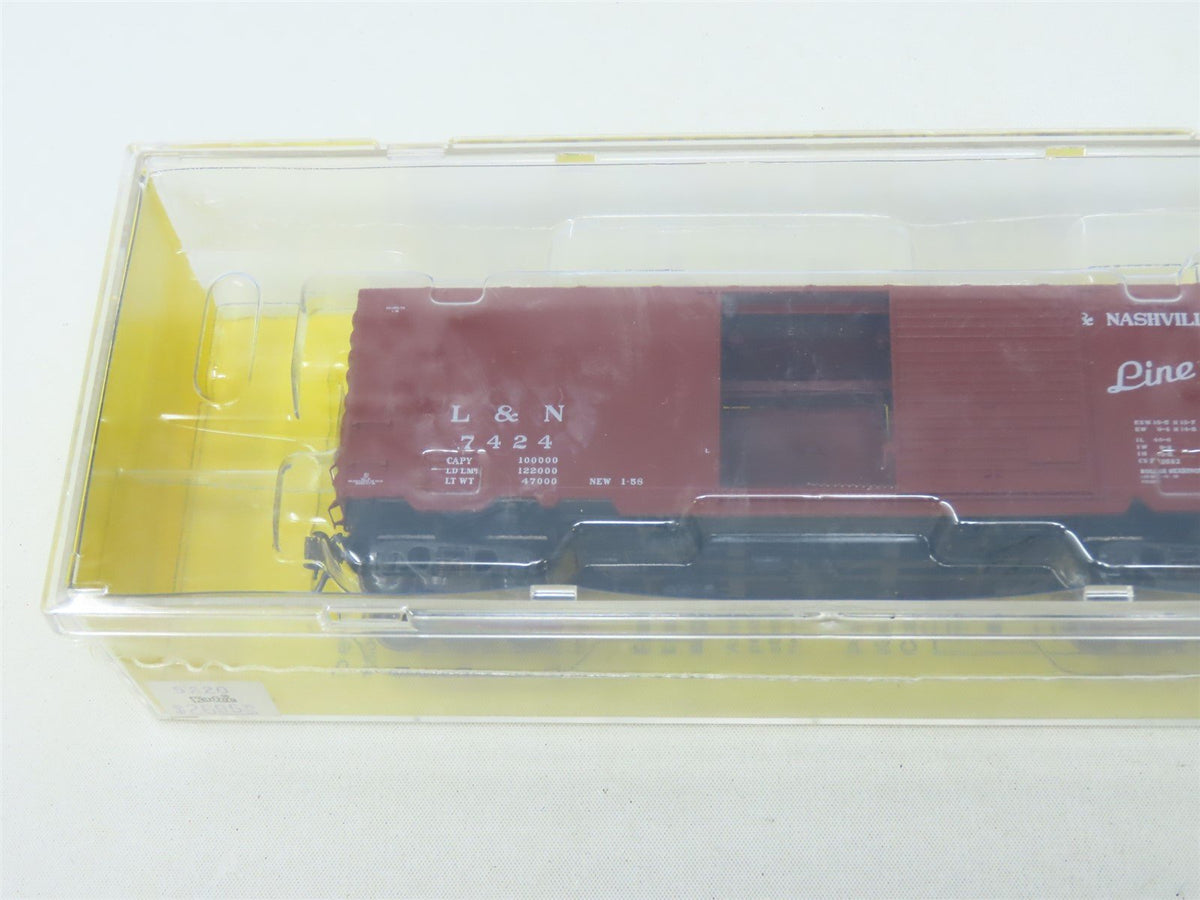 HO Scale Kadee #5220 L&amp;N Dixie Line 40&#39; Youngstown Door Box Car #7424 - Sealed