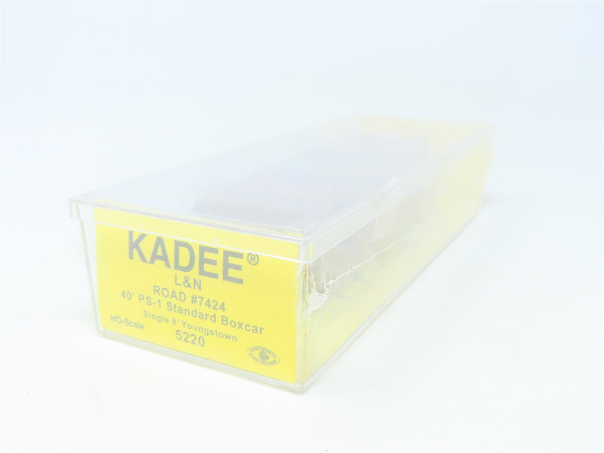 HO Scale Kadee #5220 L&amp;N Dixie Line 40&#39; Youngstown Door Box Car #7424 - Sealed