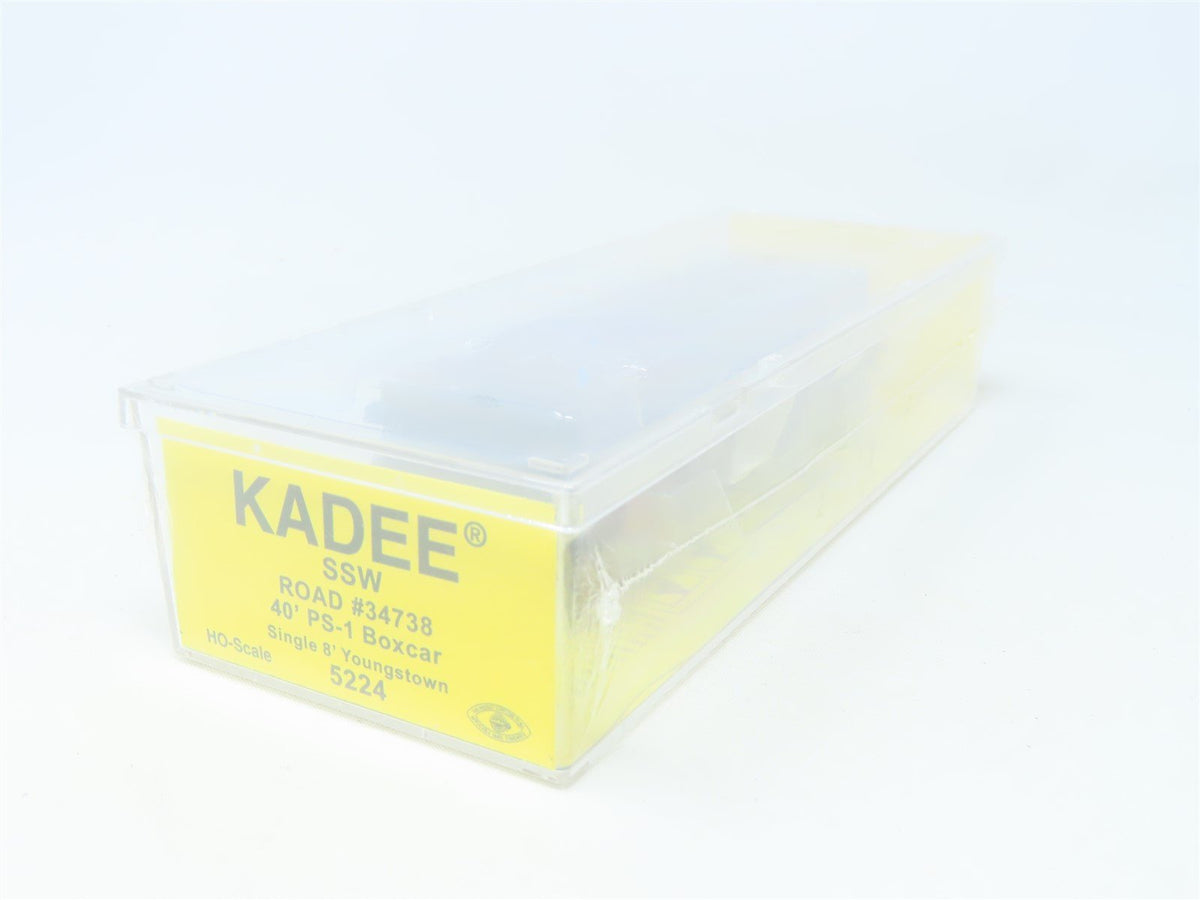 HO Scale Kadee #5224 SSW Blue Streak Cotton Belt 40&#39; Box Car #34738 - Sealed