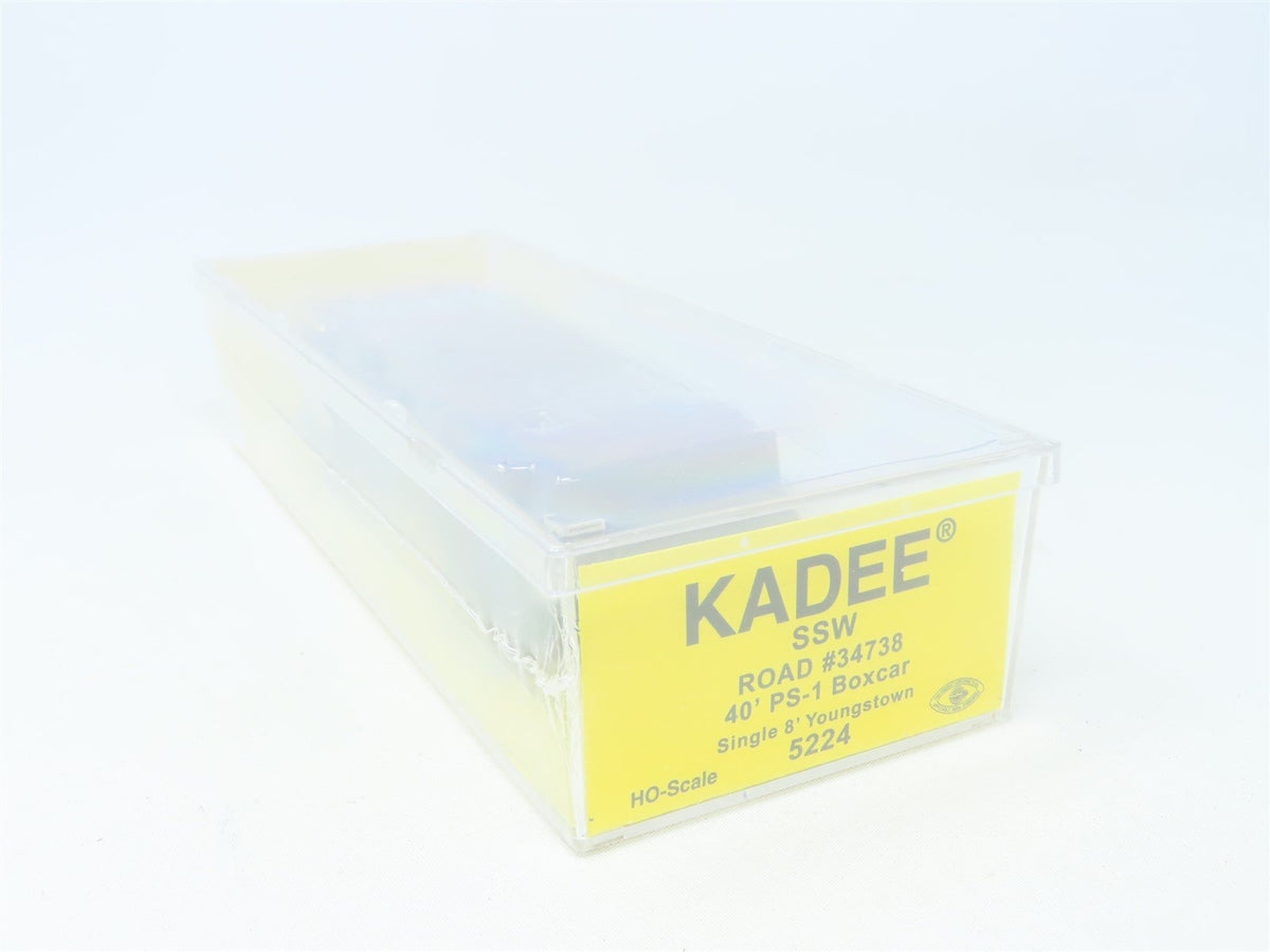 HO Scale Kadee #5224 SSW Blue Streak Cotton Belt 40&#39; Box Car #34738 - Sealed