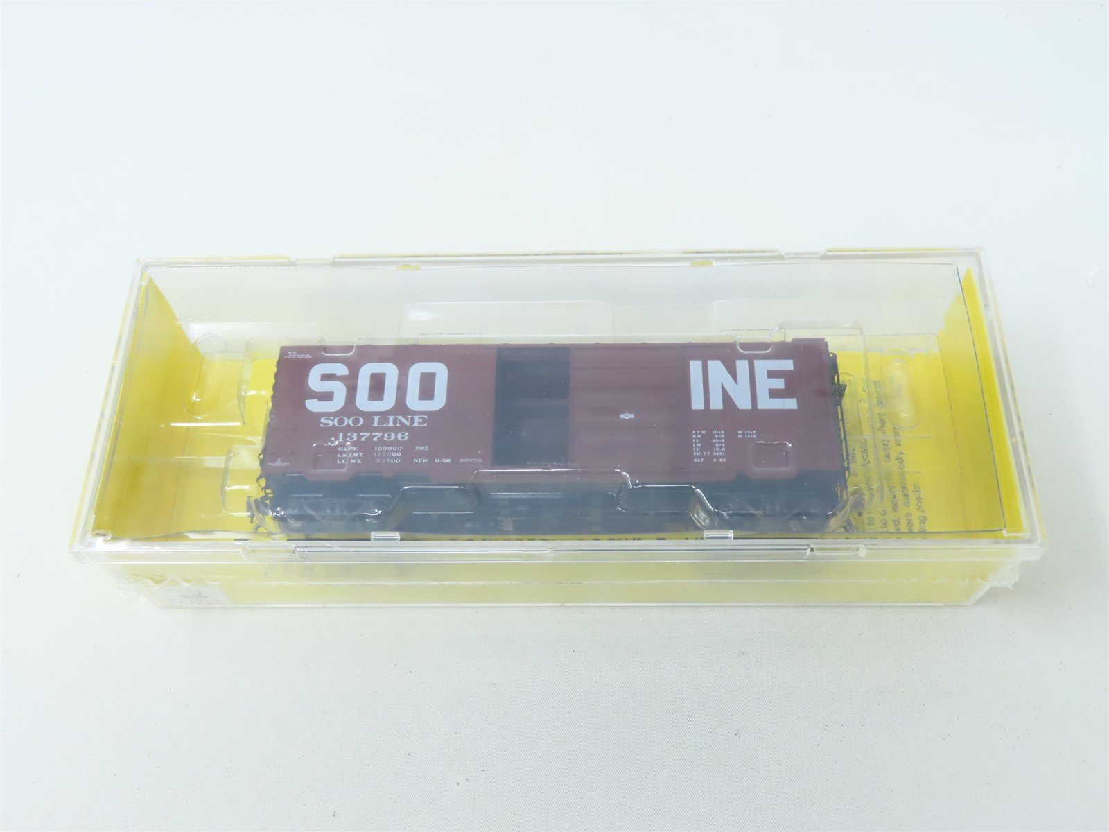 HO Scale Kadee #5228 SOO Line 40' PS-1 Single Door Box Car #137796 - Sealed