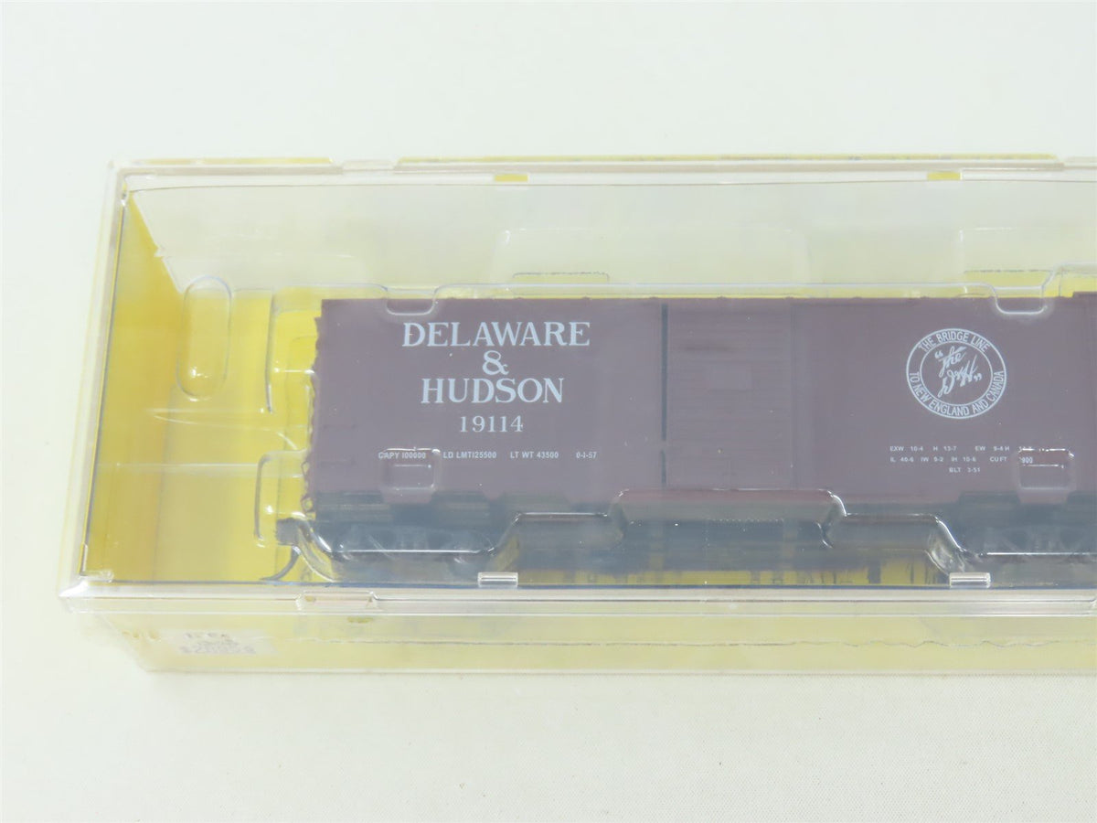 HO Scale Kadee #4004 D&amp;H Delaware &amp; Hudson 40&#39; Box Car #19114 - Sealed