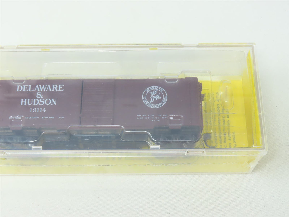 HO Scale Kadee #4004 D&amp;H Delaware &amp; Hudson 40&#39; Box Car #19114 - Sealed