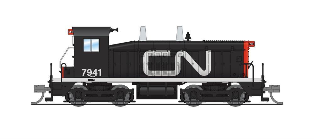 N Broadway Limited BLI 7488 CN Canadian National EMD NW2 Diesel #7941 w/Paragon4