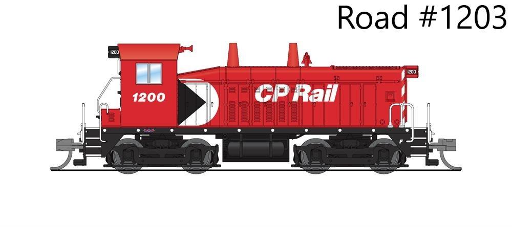 N Broadway LTD BLI 7513 CP Rail Multimark Scheme EMD SW7 Diesel #1203 w/Paragon4