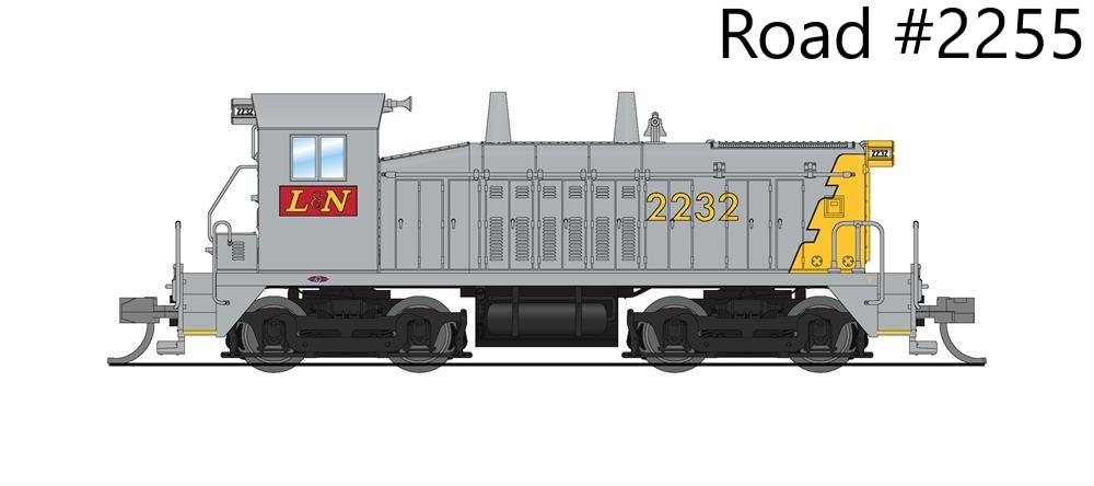 N Broadway LTD BLI 7517 L&amp;N Louisville &amp; Nashville SW7 Diesel #2255 w/ Paragon4