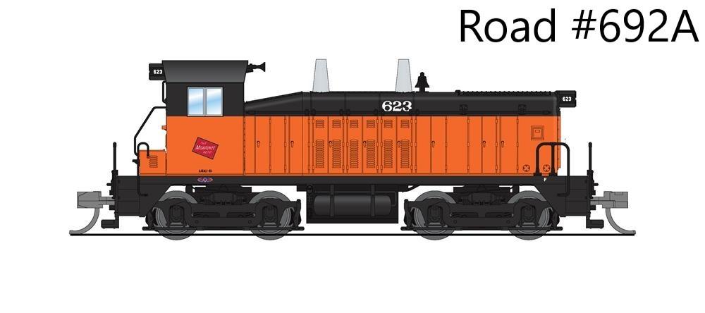 N Broadway Limited BLI 7519 MILW Milwaukee Road EMD SW7 Diesel 692A w/Paragon4