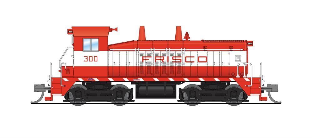 N Scale Broadway Limited BLI 7520 SLSF &quot;Frisco&quot; EMD SW7 Diesel #300 w/ Paragon4