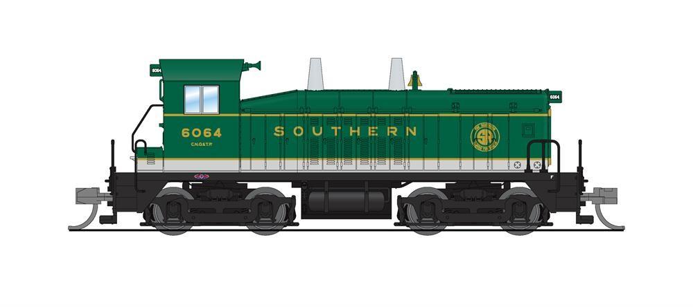 N Scale Broadway Limited BLI 7522 SOU Southern EMD SW7 Diesel #6064 w/ Paragon4