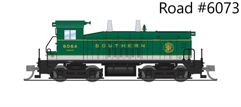 N Scale Broadway Limited BLI 7523 SOU Southern EMD SW7 Diesel #6073 w/ Paragon4