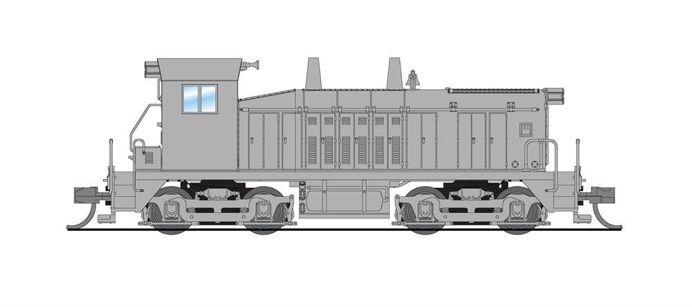 N Scale Broadway Limited Imports BLI 7528 Unpainted EMD SW7 Diesel w/ Paragon4