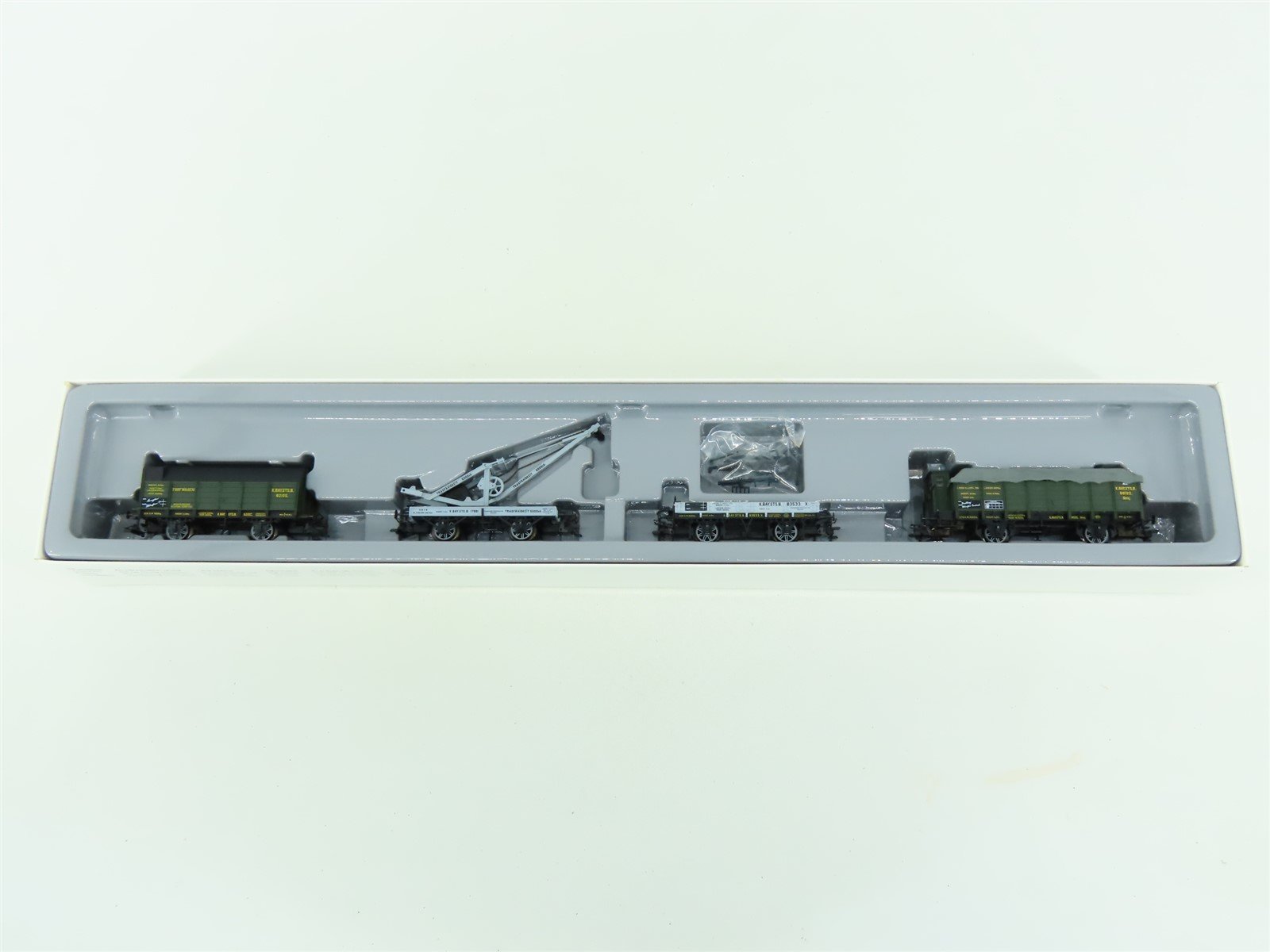 HO Marklin K.Bay.Sts.B. 4897 Royal Bavarian Peat Transport 4-Car Freight Set