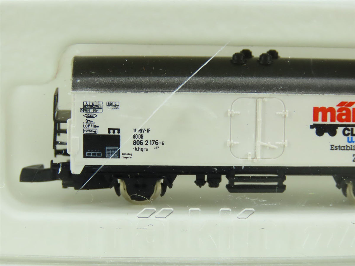 Z Scale Marklin Mini-Club DB German Federal Reefer #176-6 &quot;Marklin Club&quot;