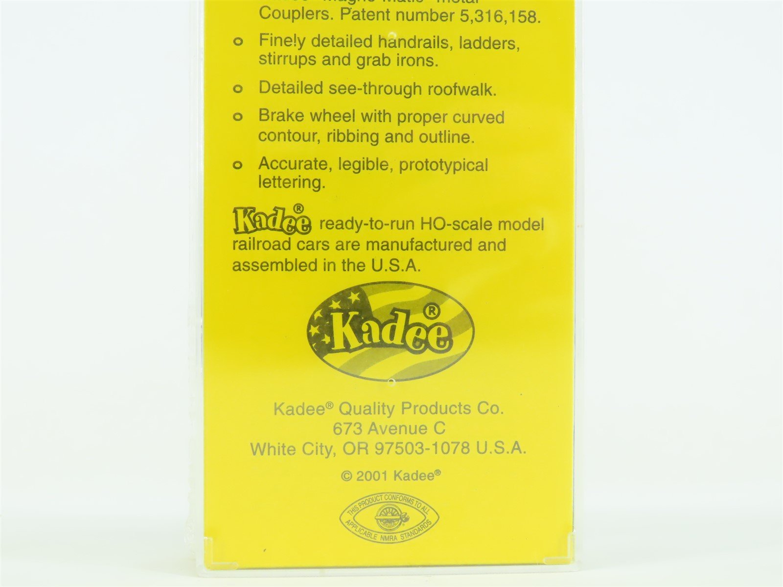 HO Scale Kadee #5235 SL-SF Frisco 40' Youngstown Door Box Car #18194 - Sealed