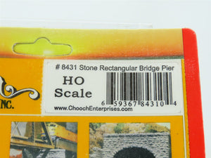 HO 1/87 Scale Chooch Enterprises #8431 Stone Rectangular Bridge Pier