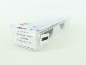 N Scale Atlas Trainman #50001924 PRR Pennsylvania 40' Double Door Box Car #65145