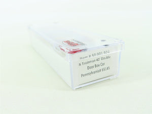 N Scale Atlas Trainman #50001924 PRR Pennsylvania 40' Double Door Box Car #65145