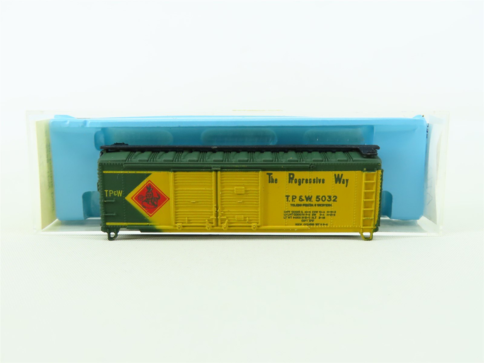 N Scale Atlas #2288 TP&W The Progressive Way 40' Double Door Box Car #5032