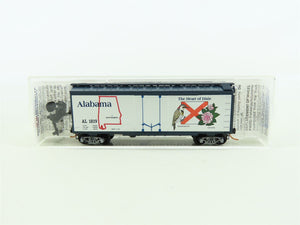N Scale Micro-Trains MTL #21372 AL Alabama State Car 40' Box Car #1819
