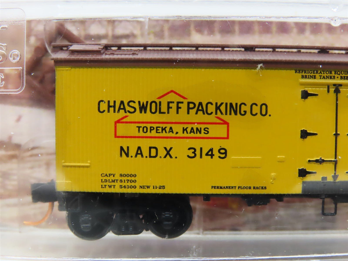 N Micro-Trains MTL Meat Packers 05800516 NADX Chaswolff Reefer #3149 Car #2