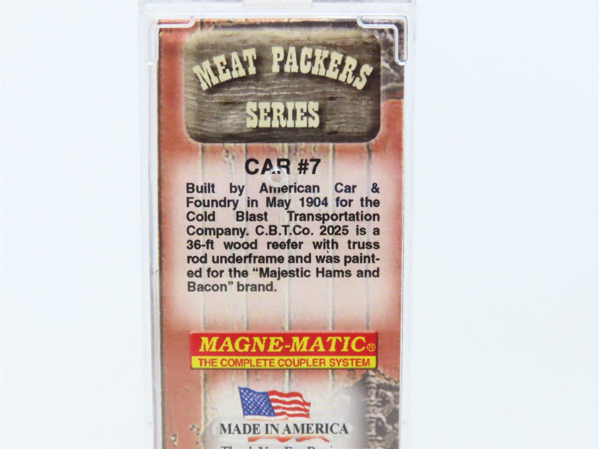 N Micro-Trains MTL Meat Packers 05800150 CBTCO Schwarzchild Reefer #2025 Car #7