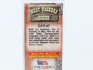 N Micro-Trains MTL Meat Packers 05800150 CBTCO Schwarzchild Reefer #2025 Car #7