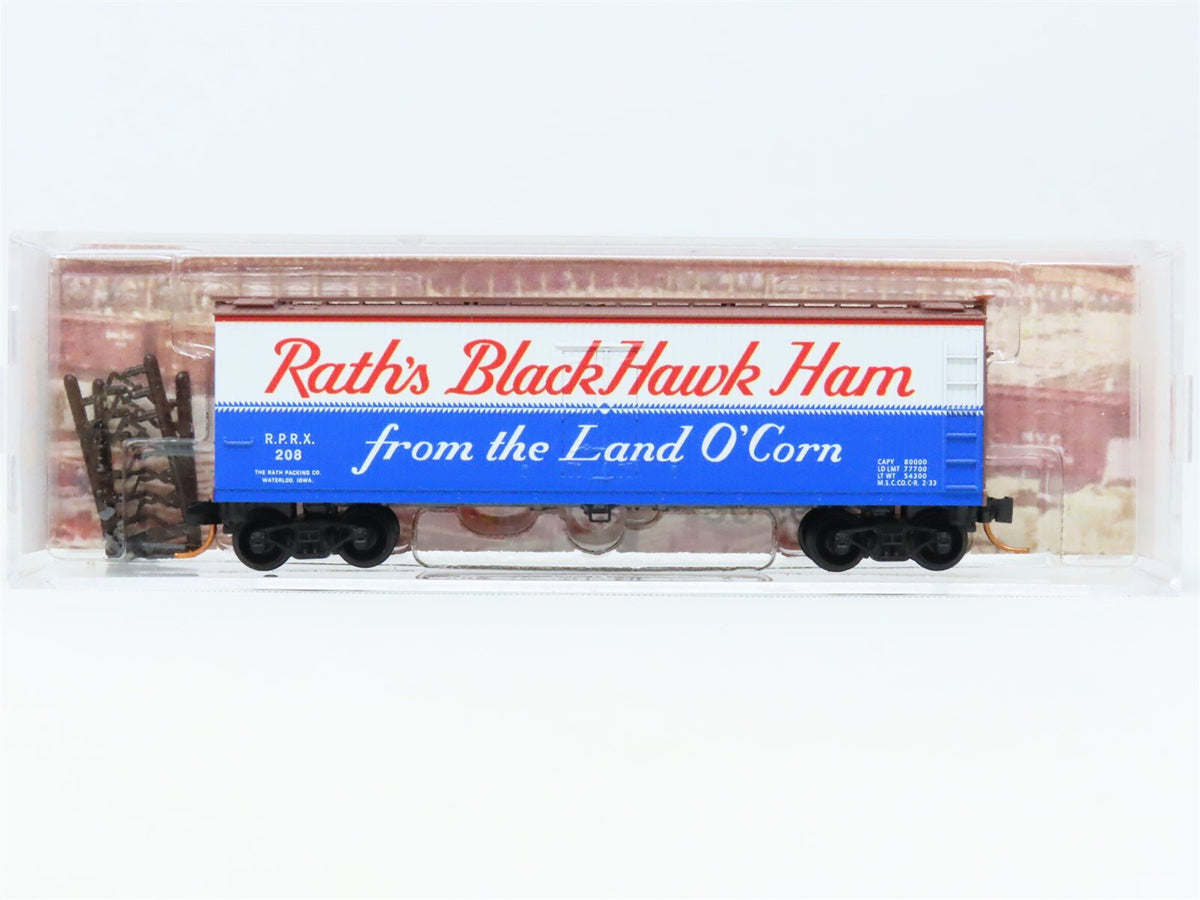 N Micro-Trains MTL Meat Packers 04900630 RPRX Rath&#39;s Ham Reefer #208 Car #10