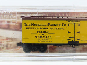 N Micro-Trains MTL Meat Packers 05800536 NPKX Nuckoll's Reefer #100 Car #12