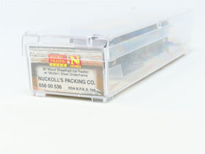 N Micro-Trains MTL Meat Packers 05800536 NPKX Nuckoll's Reefer #100 Car #12