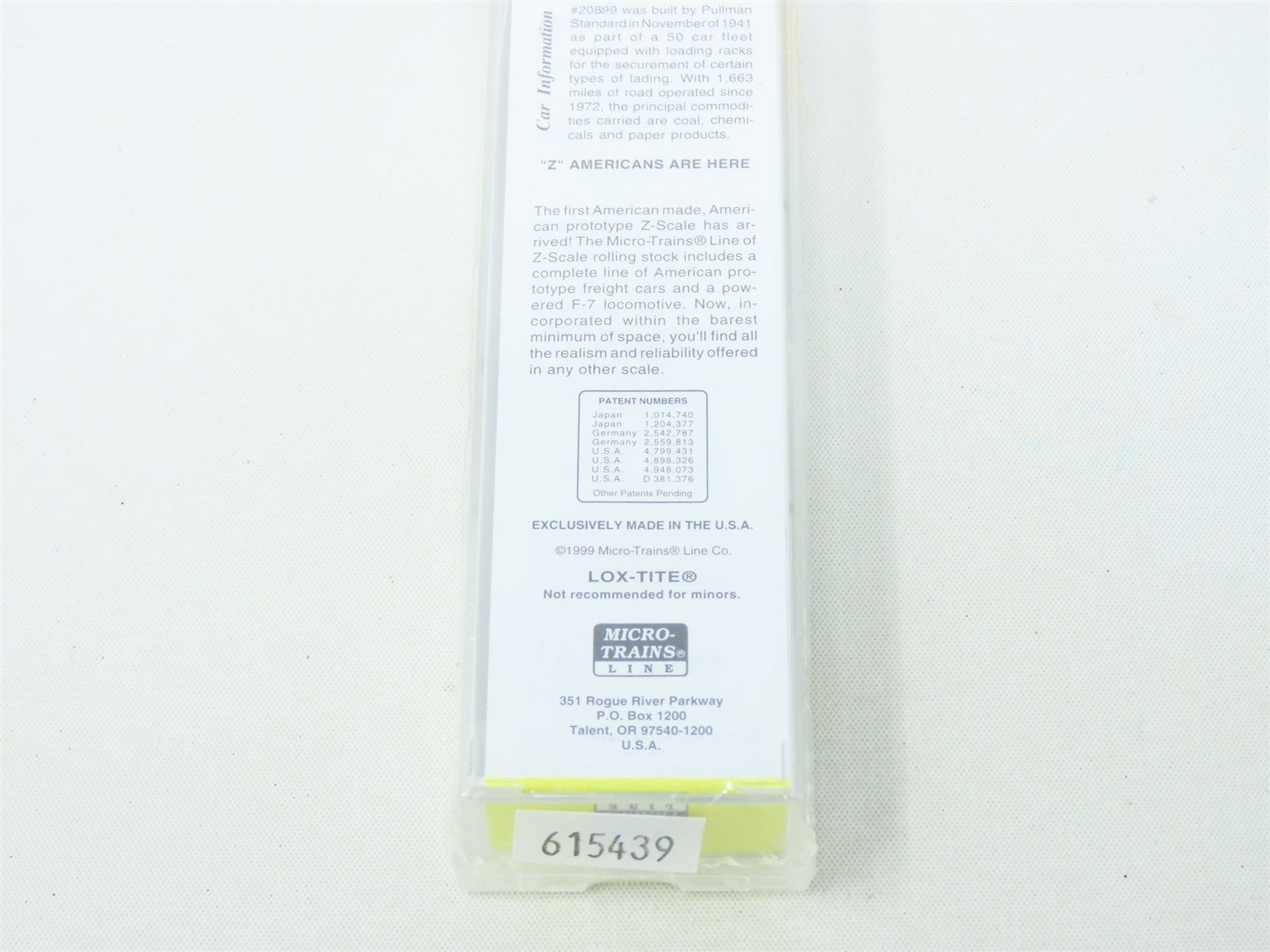 Z Scale Micro-Trains MTL 13717-2 KCS 
