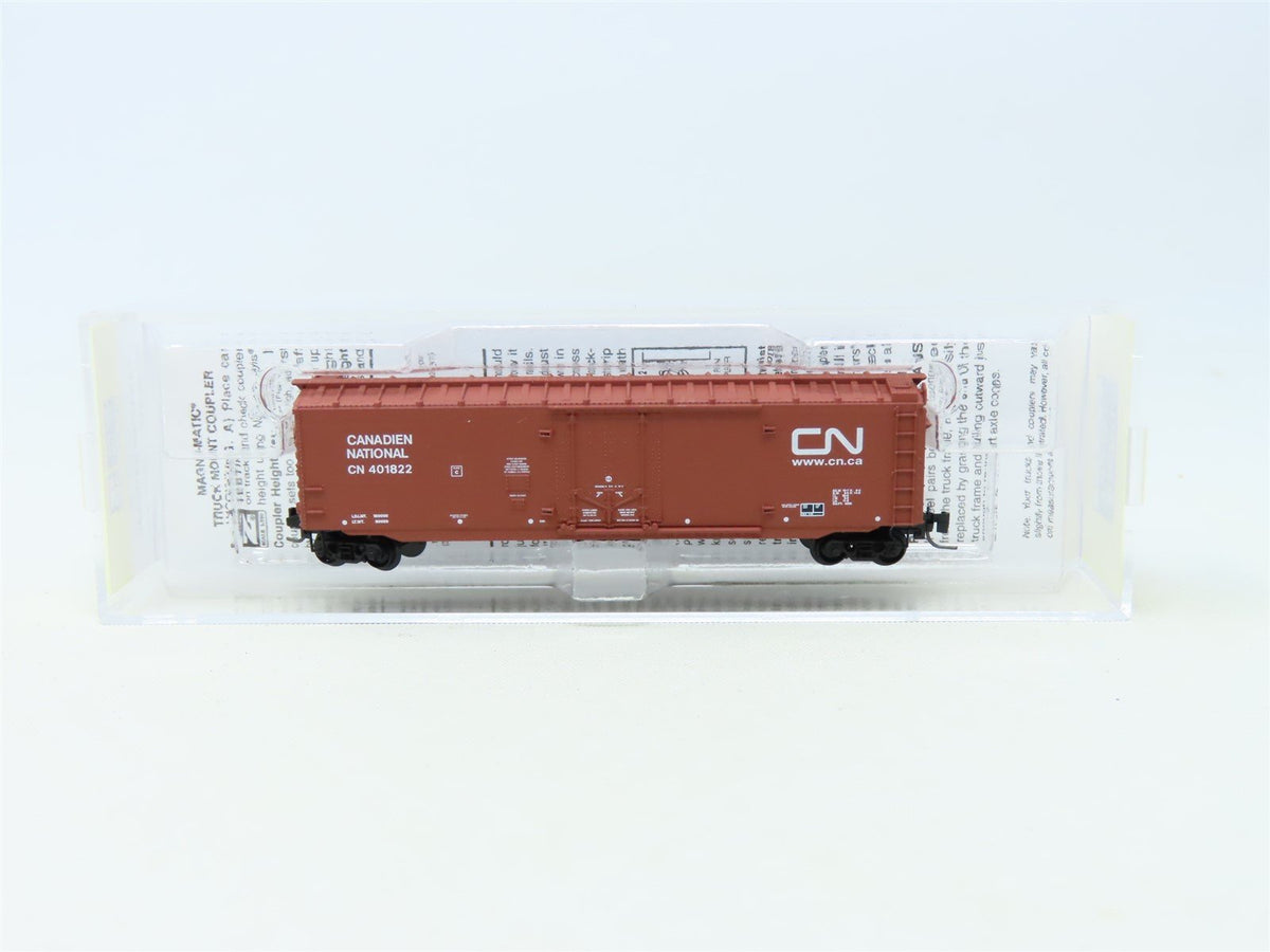 Z Scale Micro-Trains MTL 507 00 412 CN Canadien National 50&#39; Box Car #401822