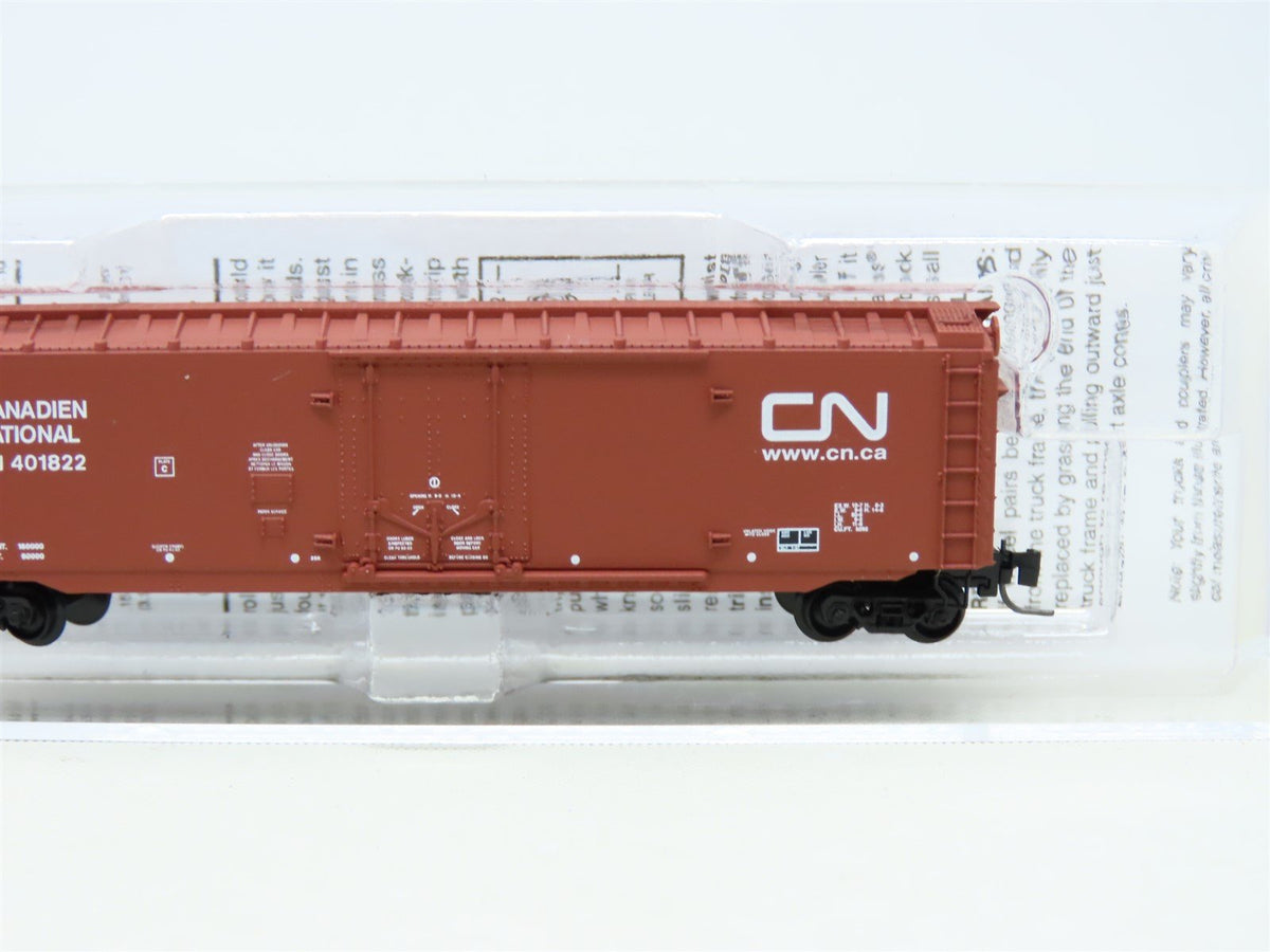 Z Scale Micro-Trains MTL 507 00 412 CN Canadien National 50&#39; Box Car #401822