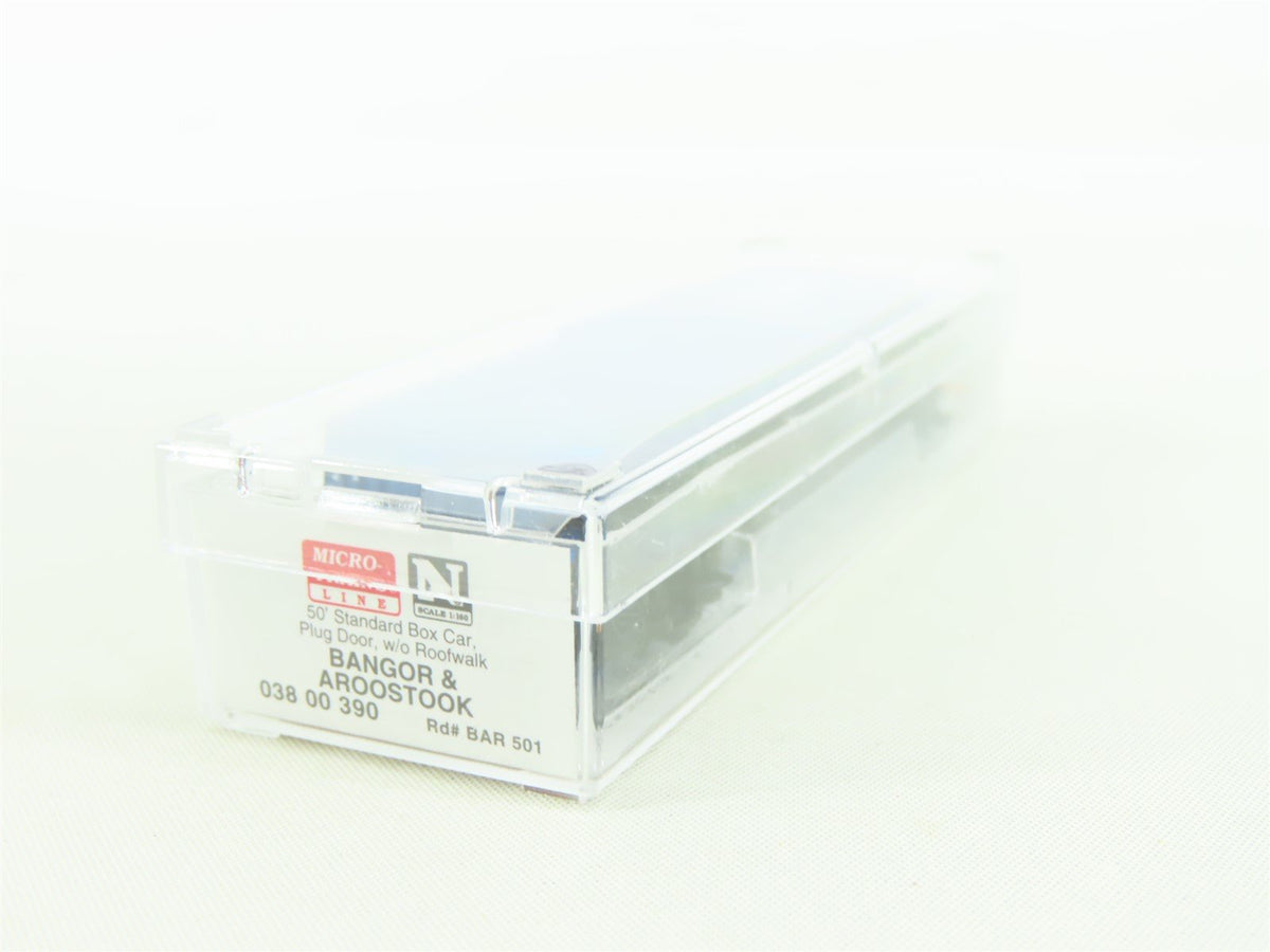 N Scale Micro-Trains MTL #03800390 BAR Fraser 50&#39; Plug Door Box Car #501