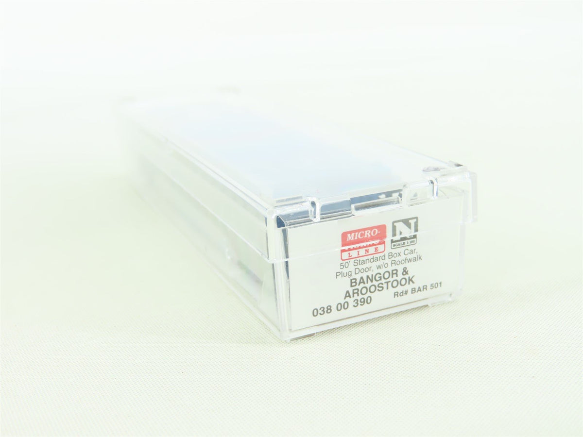 N Scale Micro-Trains MTL #03800390 BAR Fraser 50&#39; Plug Door Box Car #501