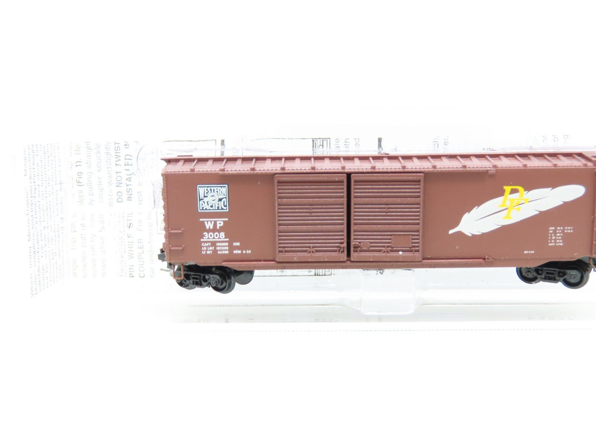 Z Scale Micro-Trains MTL 506 00 232 WP Western Pacific &quot;Feather&quot; Boxcar #3008