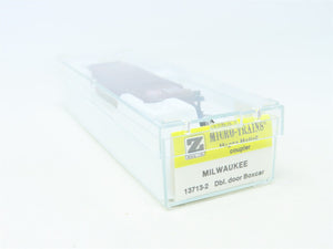 Z Scale Micro-Trains MTL Kadee 13713-2 MILW Milwaukee 50' Boxcar #13252
