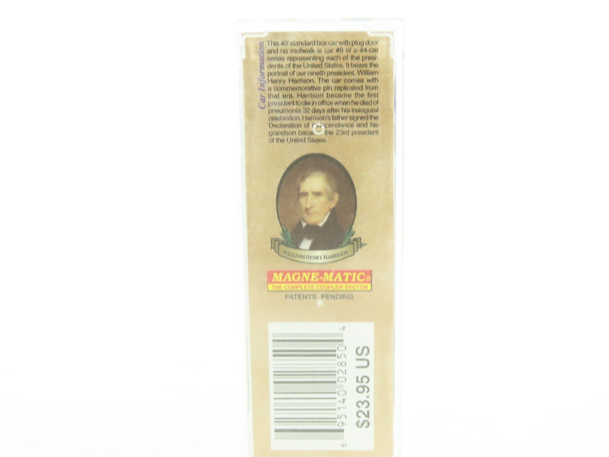 N Micro-Trains MTL #07400109 40&#39; Presidential Box Car - William Henry Harrison